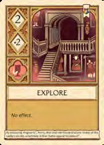 Explore · 2 + 2: illustrated card face from the official rulebook