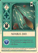 Nimbus 2001 · 2: illustrated card face from the official rulebook