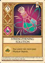 Strengthening Solution · 3: illustrated card face from the official rulebook